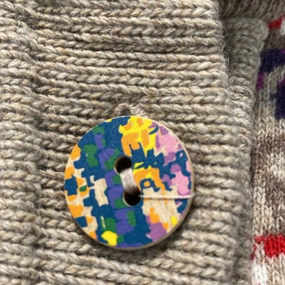 Kooi Knitwear Knit Jacket Wool colorful - Picture 14 of 16